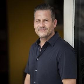 man smiling at camera